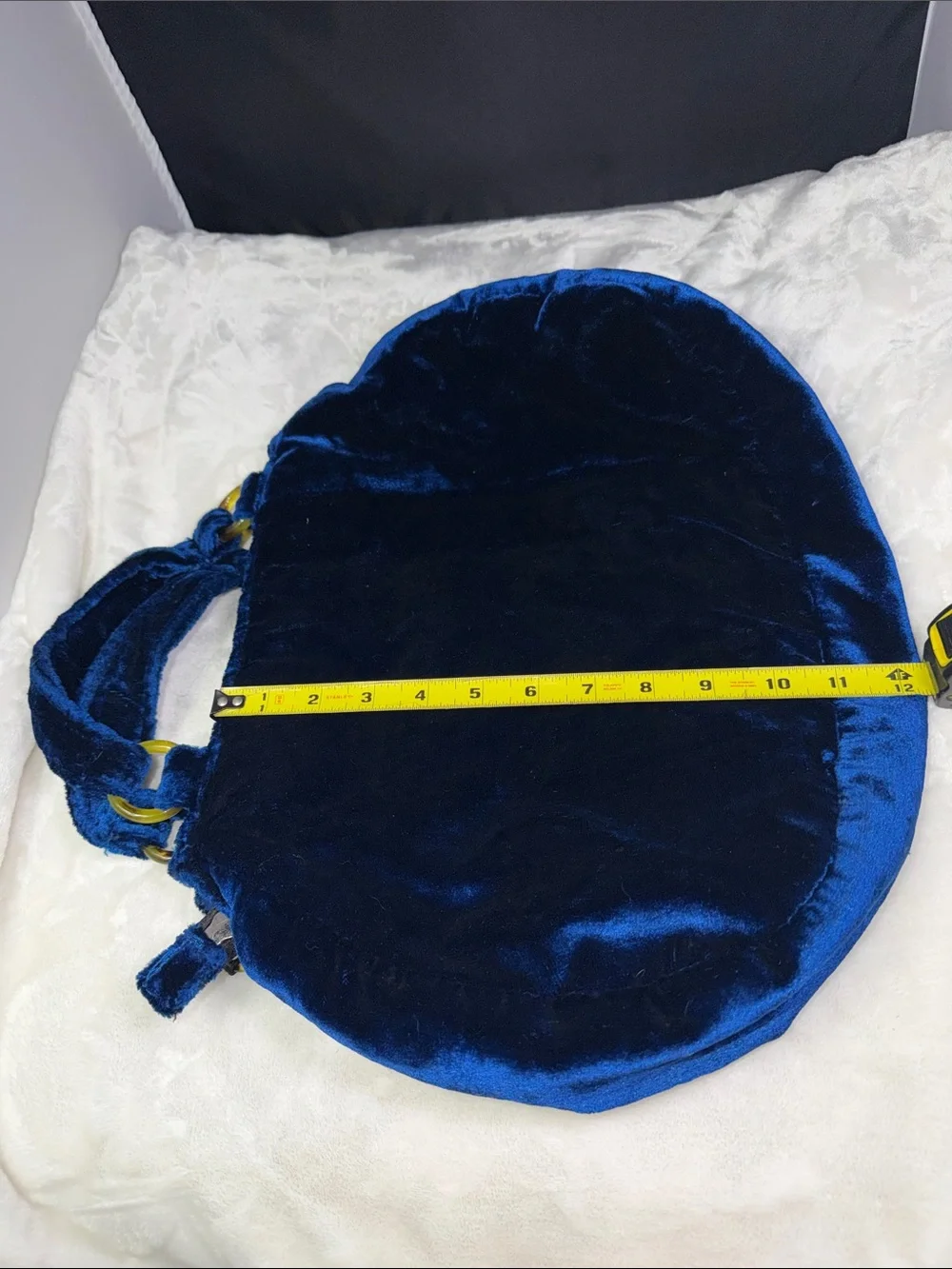 Vintage Diesel Blue Velvet Venice Gondola Print Hobo Handbag Y2K Shoulder Bag